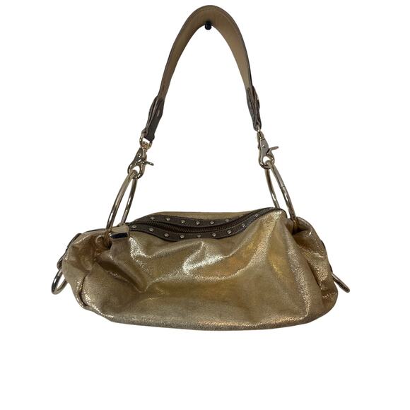 Handbags - Kathy Van Zeeland gold-colored hobo bag 
c2